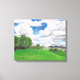 Summer Breeze in the Hills: Canvas Print Standard