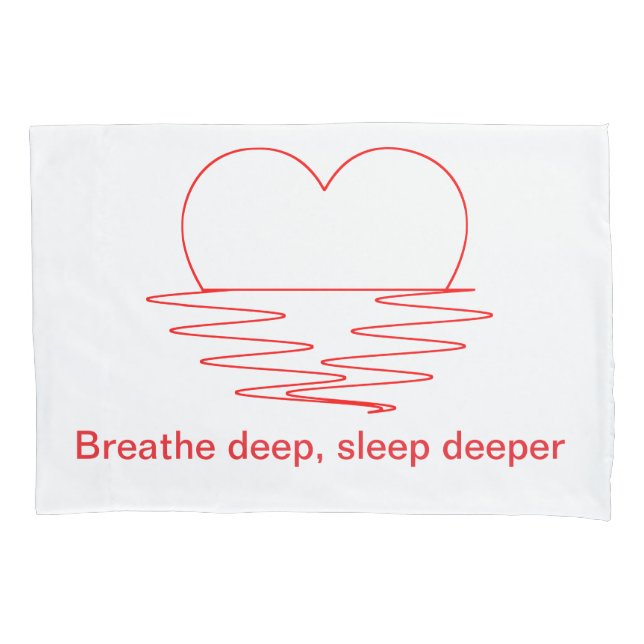 Summer Breeze Pillow – Breathe Deep, Sleep Deeper Pillowcase (Front)