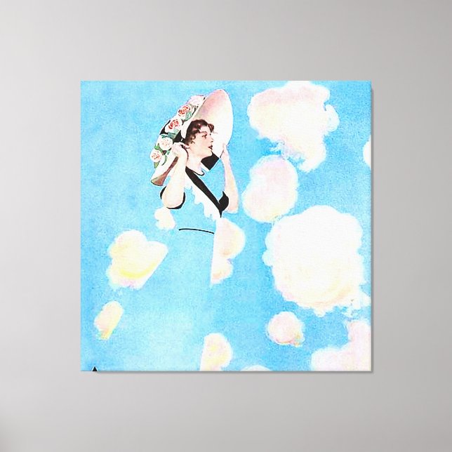 Summer Breezes by C Coles Phillips Canvas Print (Front)