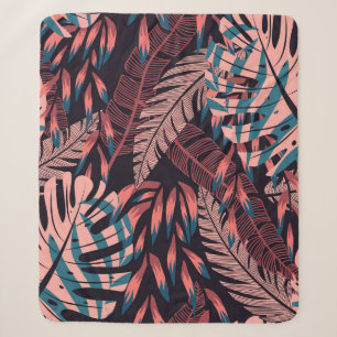 Summer bright seamless background with colorful tr sherpa blanket