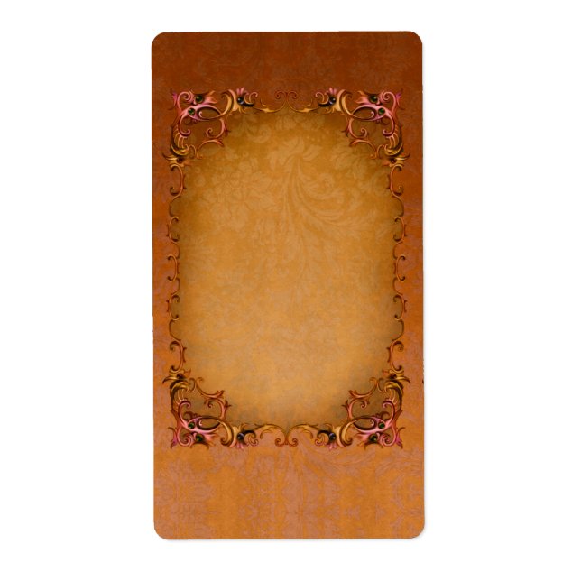 Summer Brocade Apothecary Label (Front)