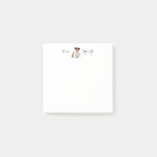 Summer Bulldog Post-it Notes