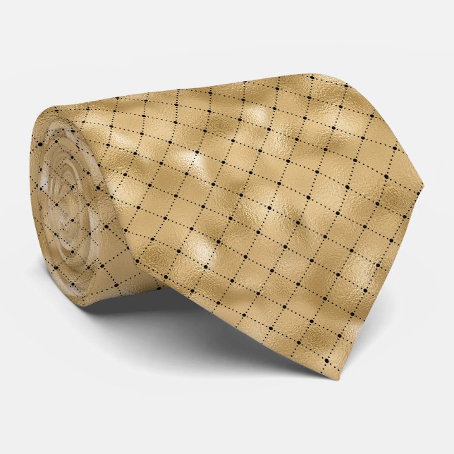 Summer Bumble Bee Neck Tie (Rolled)