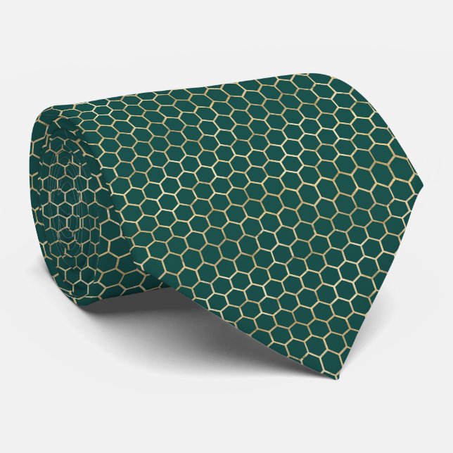 Summer Bumble Bee Neck Tie (Rolled)