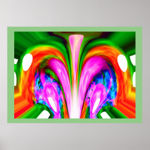 Summer burst art poster