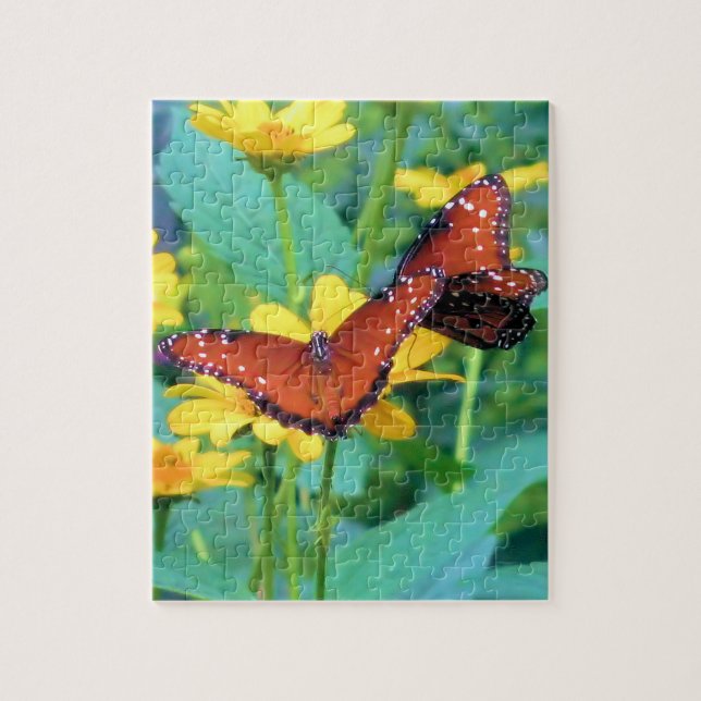 Summer Butterflies - 8x10 - 110 pieces Jigsaw Puzzle (Vertical)