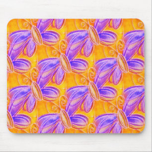 Summer Butterflies Bright Mouse Pad