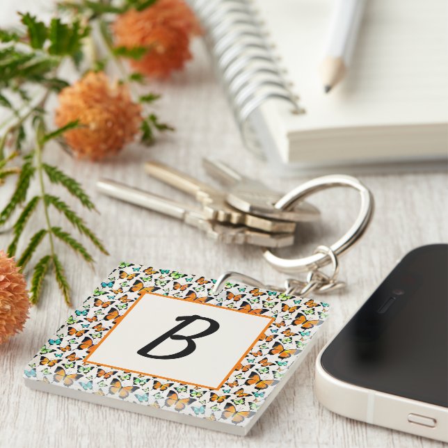 Summer butterflies  keychain (Front Right)