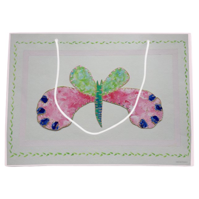Summer Butterfly Gift Bag (Front)