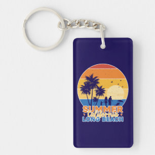 Summer California Long Beach-66594 Key Ring