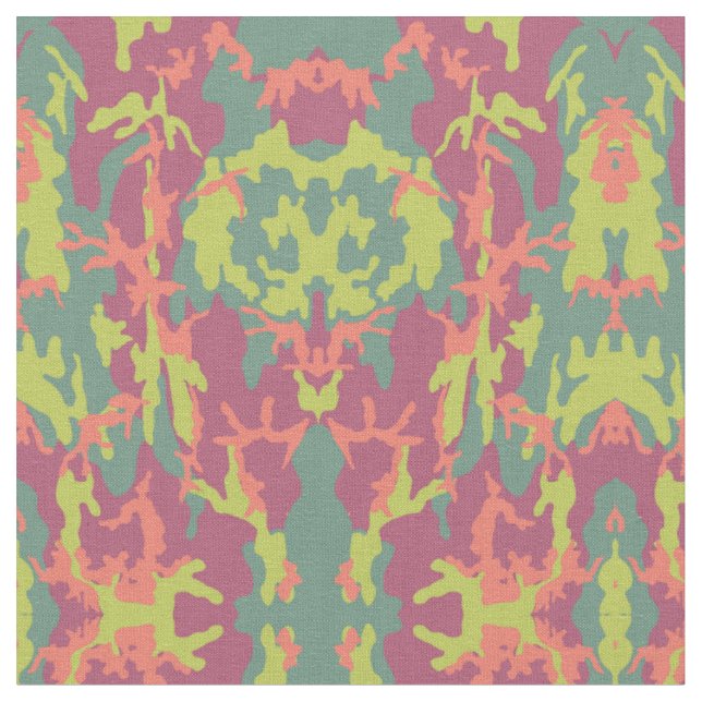 Summer Camo Military Camouflage Armed Forces Fabric (Close Up)