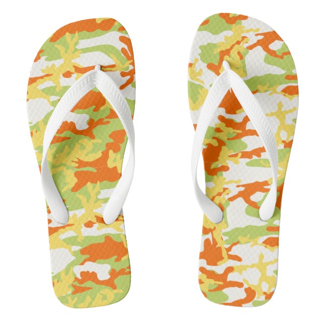 Summer Camo Pattern Jandals (Footbed)