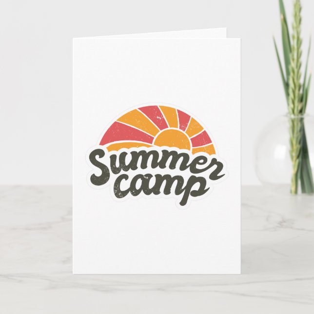Summer camp card (Front)