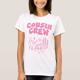 Summer Camp Cousin Crew Matching Family Reunion T-Shirt