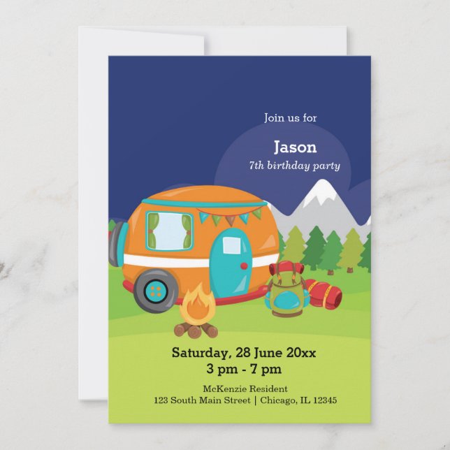 Summer Camp Invitation (Front)