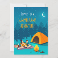 Summer Camp Invitation | Hand-Drawn Design