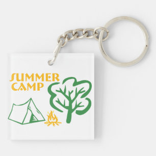 Summer camp key ring