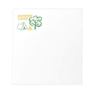 Summer camp notepad