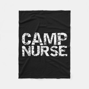 Summer Camp Nurse Gift Appreciation Idea For Camp Fleece Blanket