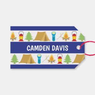 Summer Camp Paper Bag Tags