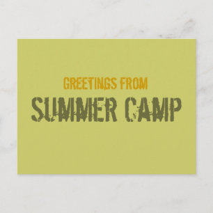 Summer Camp Postcard
