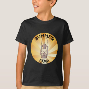 Summer Camp Sign and Badge T-Shirt