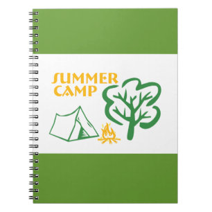 Summer camp spiral notebook