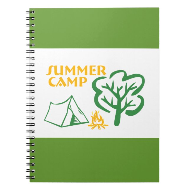 Summer camp spiral notebook (Front)
