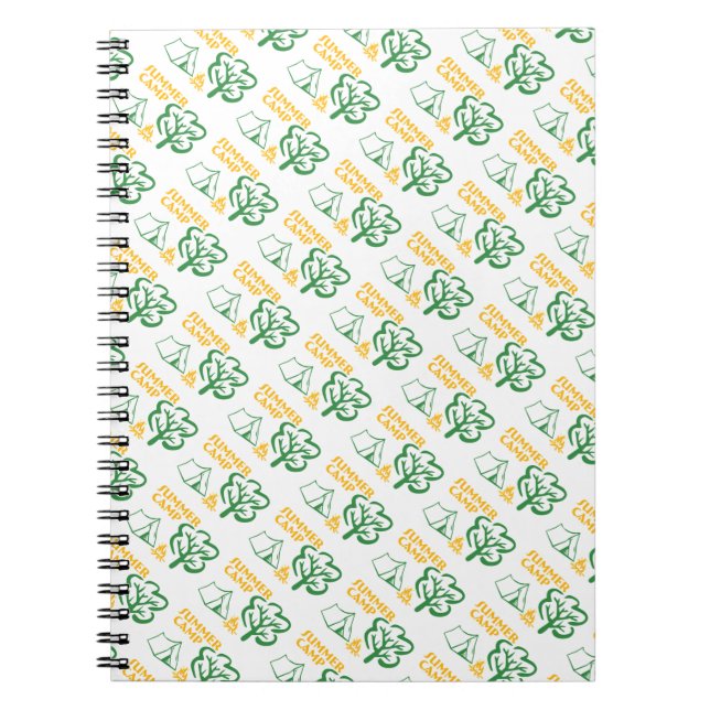 Summer camp spiral notebook (Front)