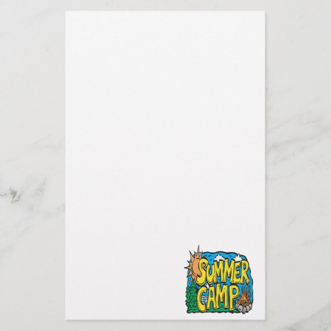 Summer Camp Stationery (Front)