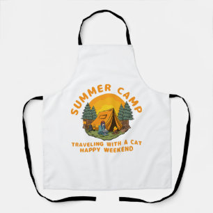 Summer camp  traveling with a cat  apron