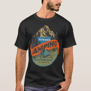 Summer Camping Adventure Begins T-Shirt