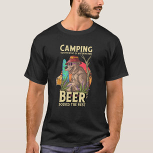 Summer Camping Solves Most Of My Problems  Bear  B T-Shirt