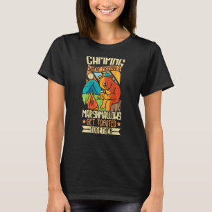 Summer Camping Where Friends And Marshmallows Get T-Shirt