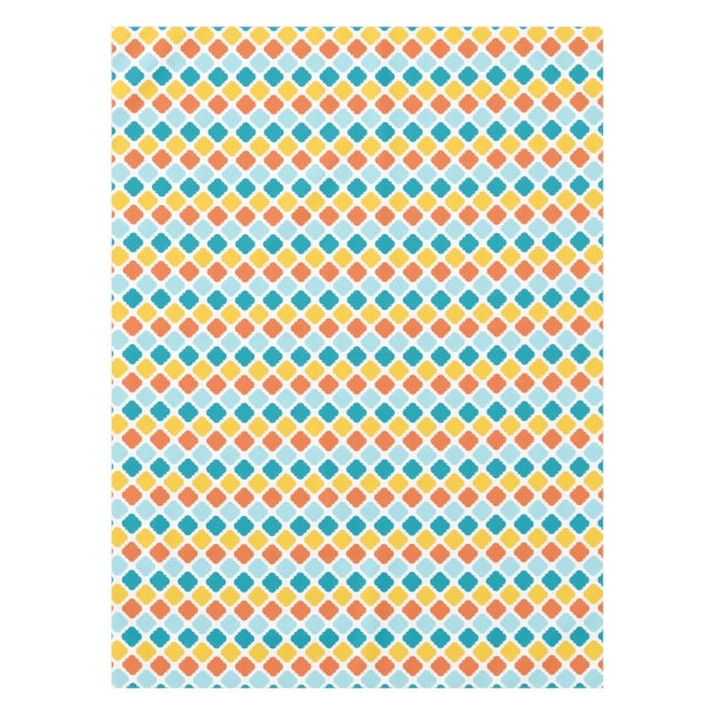 Summer Carnival Pattern Tablecloth (Front)