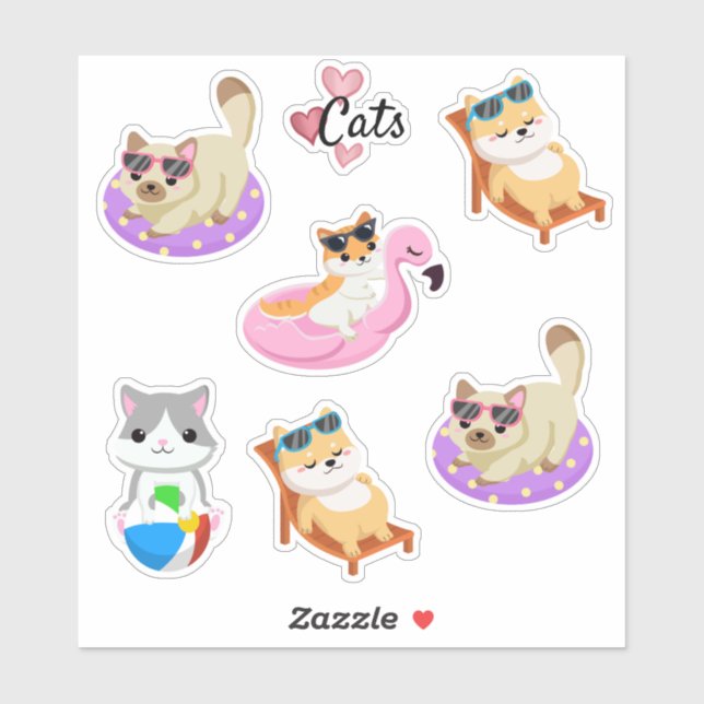 Summer Cats (Sheet)