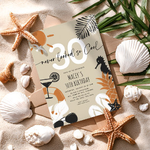 Summer Celebration 30th Birthday Party Invitation