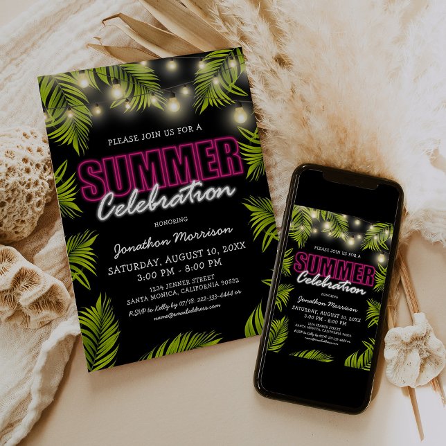 Summer Celebration Birthday Invitation (Creator Uploaded)