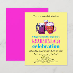 Summer Celebration Party Invitation