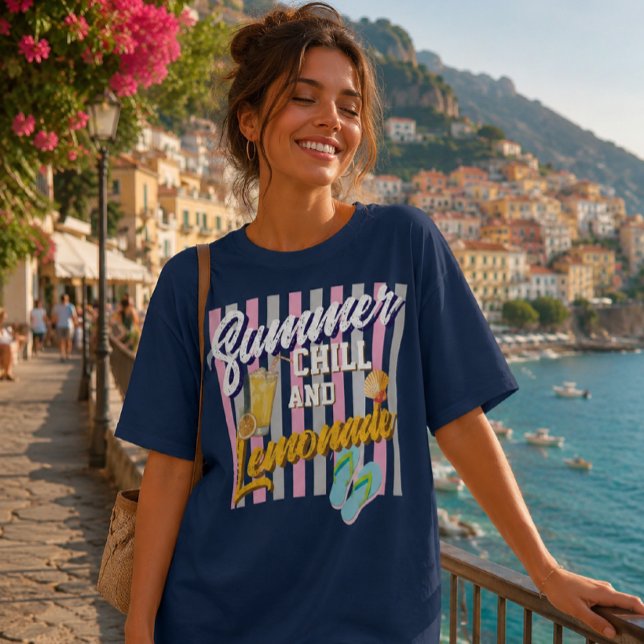 Summer chill and lemonade T-Shirt (Creator Uploaded)