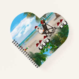 Summer Christmas Baby on the Beach repeat Design Notebook