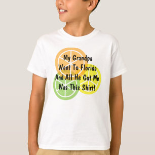 Summer Citrus - Grandpa Went To Florida - T-Shirt