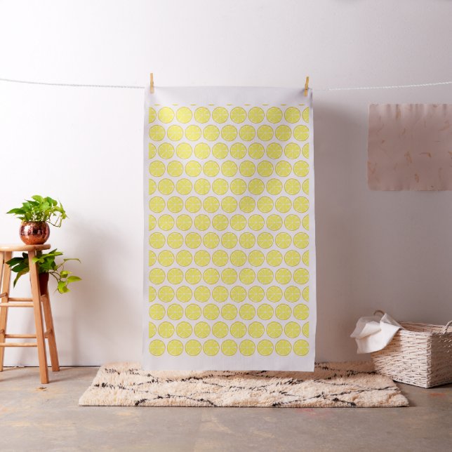 Summer Citrus Lemon Fabric (In Situ)