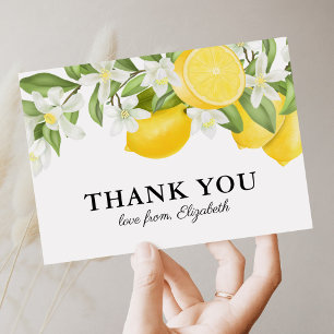 Summer Citrus Lemon Thank You