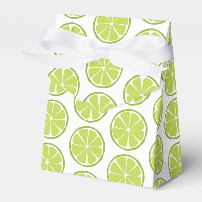 Summer Citrus Lime Favour Box (Front Side)