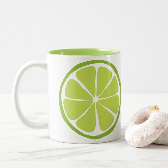 Summer Citrus Lime Mug (With Donut)