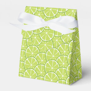 Summer Citrus Lime Slices Favour Box