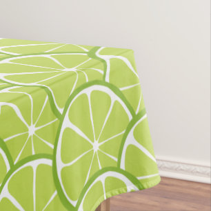 Summer Citrus Lime Tablecloth