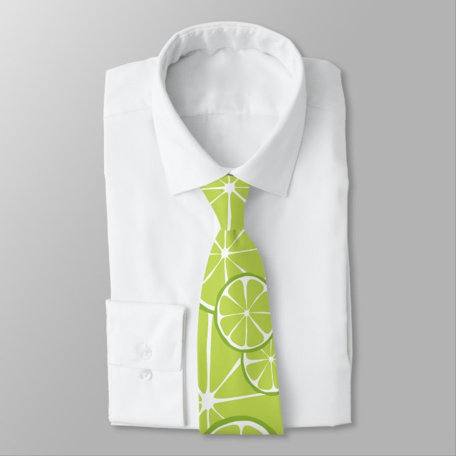 Summer Citrus Lime Tie (Tied)