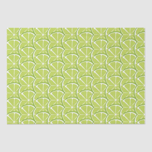 Summer Citrus Lime Tissue Paper (Front)